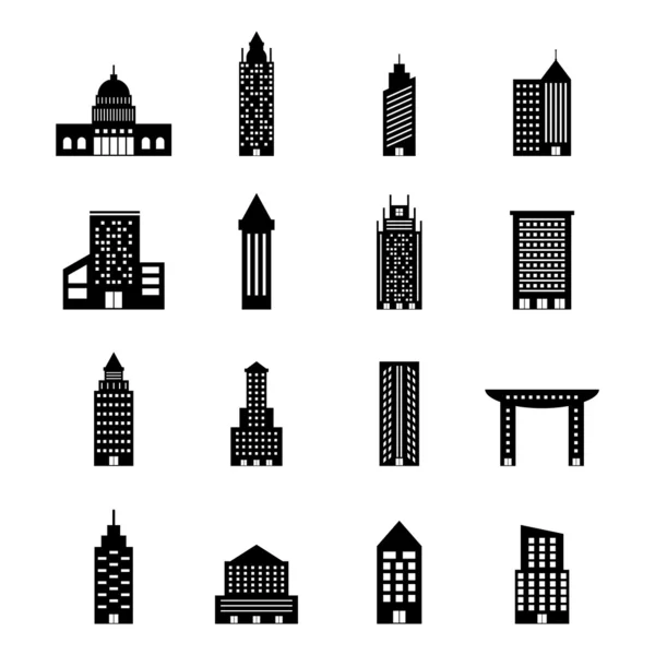 Building vector set — Stock Vector