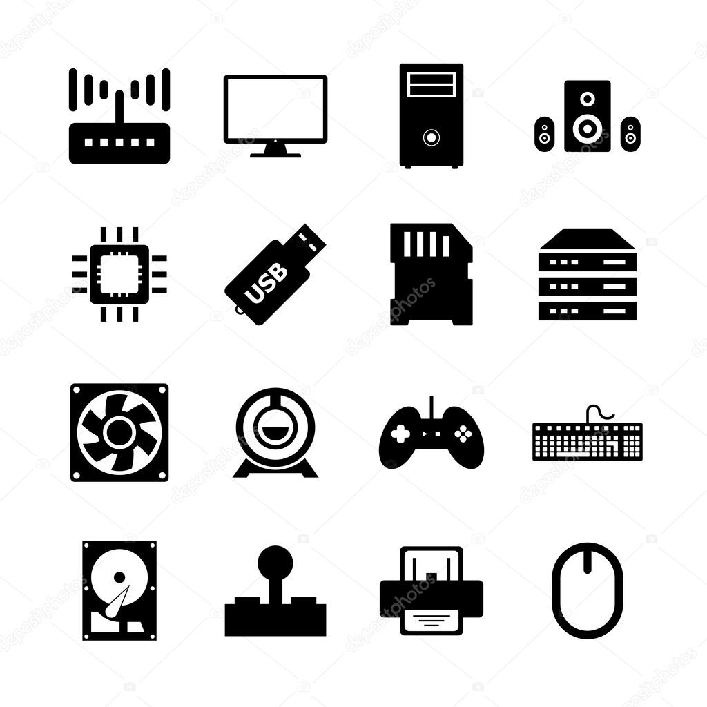Computer hardware icon