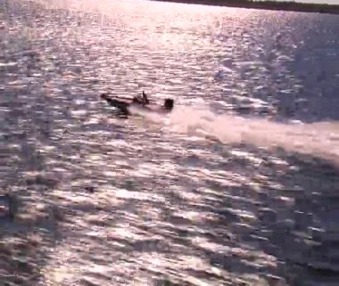 hız teknesi üstgeçidin havadan çekim