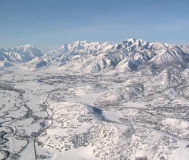 heber Vadisi Utah kış hava atış