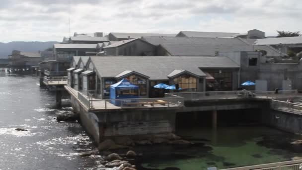 Cannery row monterey Kalifornien — Stockvideo