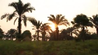 kırsal Afrika yüksek çekim hızı ile sürüş