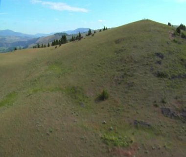 Dağın kovboyların havadan çekim