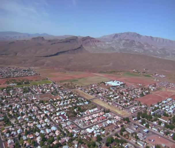 Fotografie aeriană a Sfântului Gheorghe Utah — Videoclip de stoc