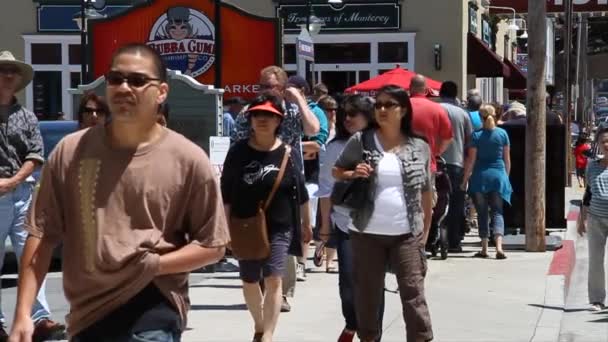 Cannery Row Monterey Califórnia — Vídeo de Stock
