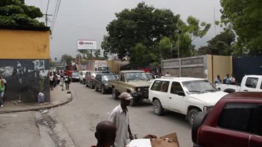 işlek cadde sahne port-au-prince haiti
