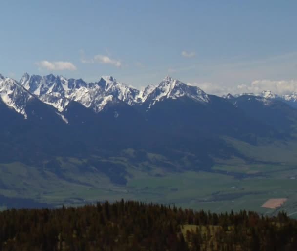 Paradise Valley in der Nähe von Livingston Montana — Stockvideo