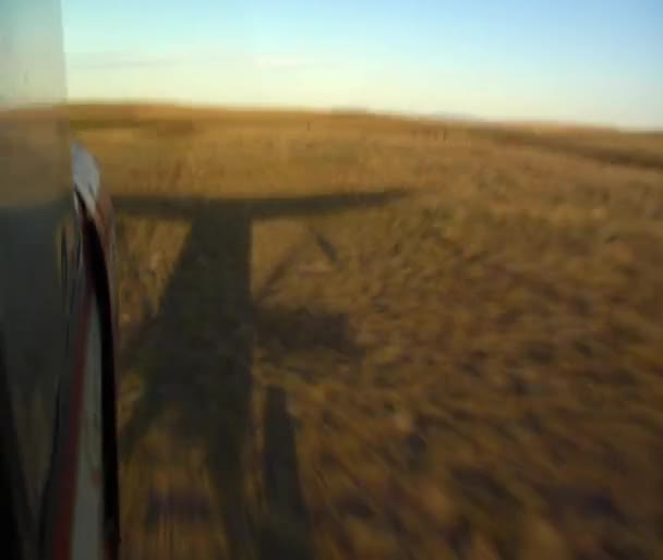 Décollage de l'avion du terrain 