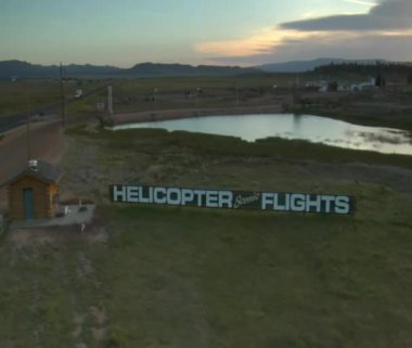 doğal helikopter havadan çekim işareti uçuşları
