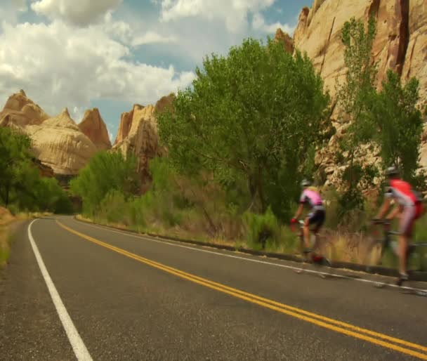 Bicicletas de carretera — Vídeos de Stock