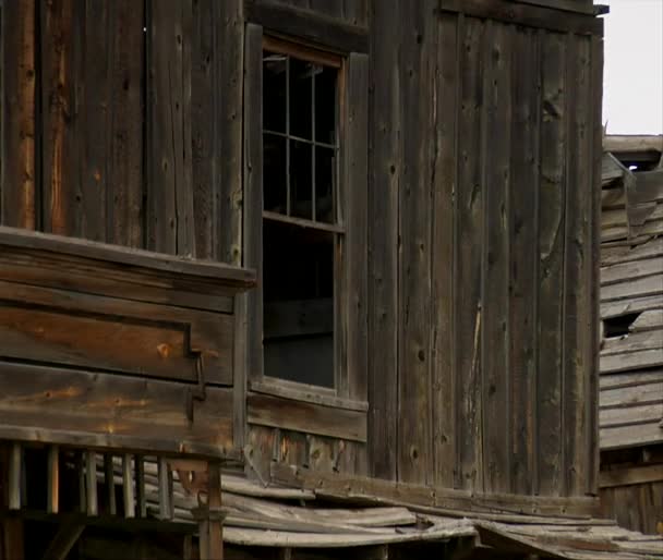 Old West movie set — Stock Video