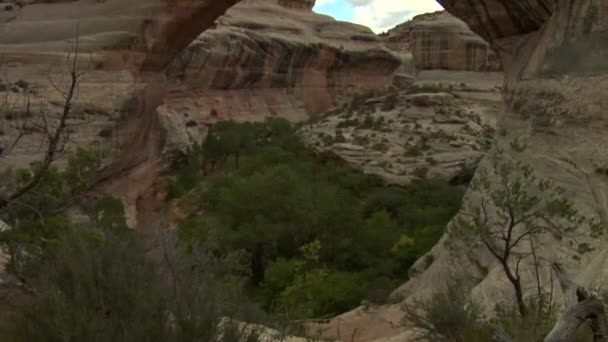 Southern Utah driving with ranch — Stock Video