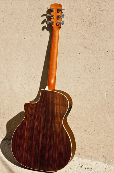 Acoustic Guitar Back Rosewood — Stock Photo, Image