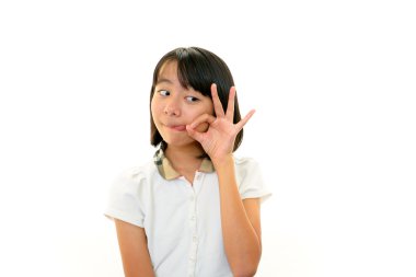 komik yüzü olan bir kız