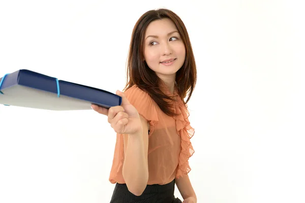 Smiling business woman — Stock Photo, Image