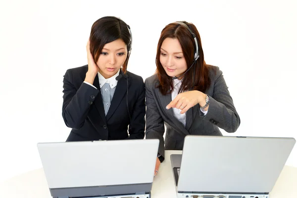 Customer services operators — Stock Photo, Image