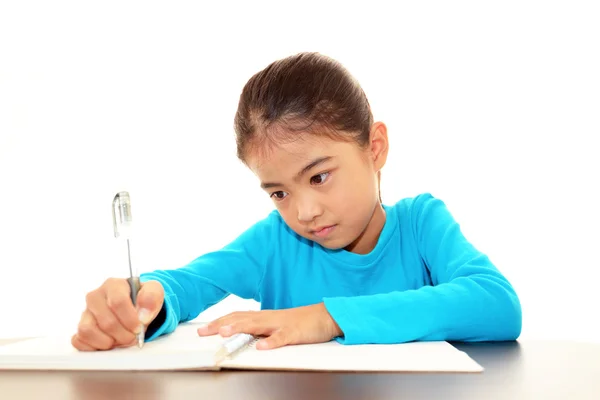 Criança Estudando — Fotografia de Stock