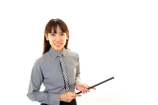 Business woman make a presentation — Stock Photo, Image