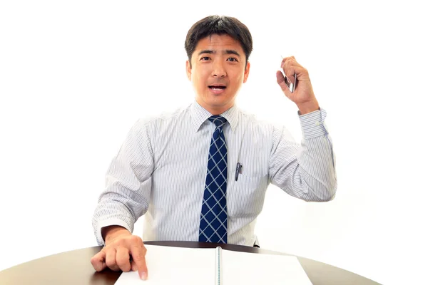 Businessman enjoying success — Stock Photo, Image