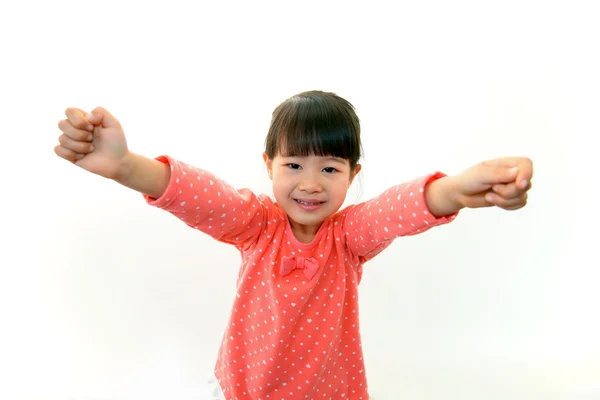 Happy asian girl smile on her face — Stock Photo, Image