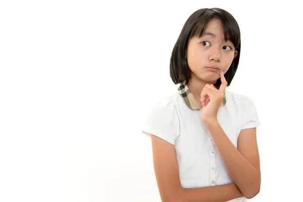 Dissatisfied girl — Stock Photo, Image