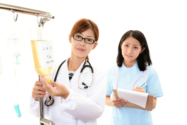 Pessoal médico a trabalhar — Fotografia de Stock