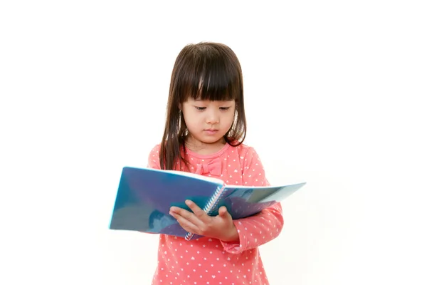 Little girl studying — Stock Photo, Image