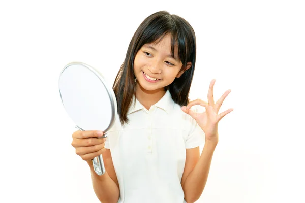 Smiling girl — Stock Photo, Image