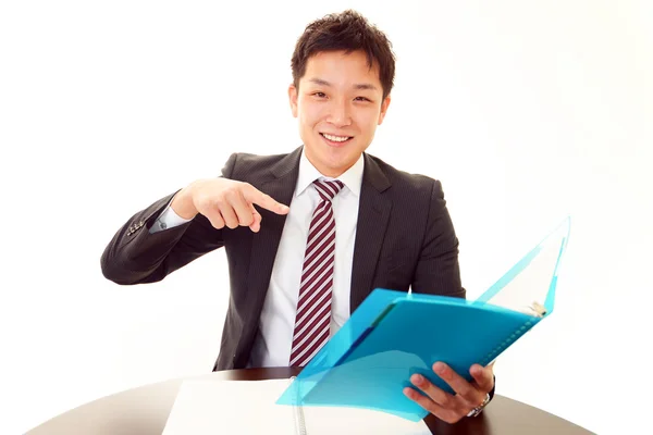 Hombre de negocios sonriente — Foto de Stock