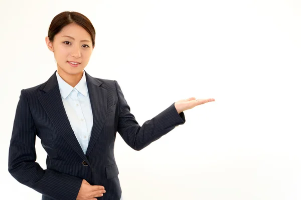 Mujer de negocios sonriente — Foto de Stock