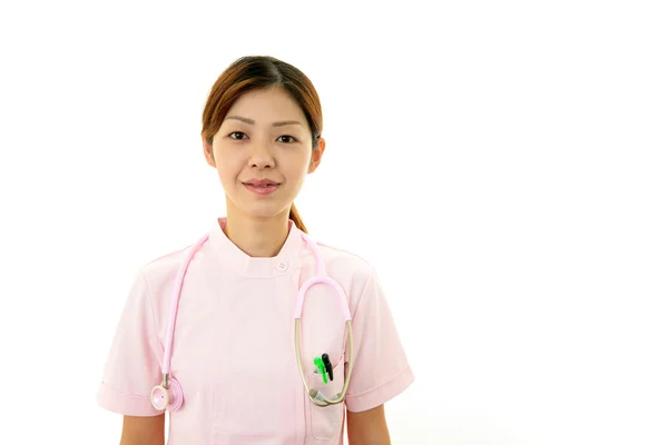 Retrato de enfermeira asiática — Fotografia de Stock