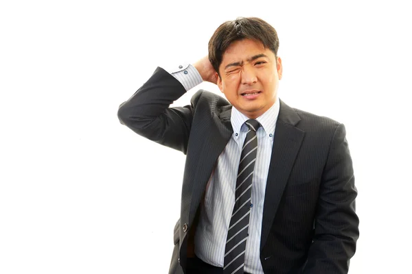 Stressed businessman — Stock Photo, Image