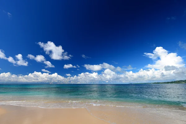 Prachtig strand in de zomer — Stockfoto