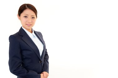 iş kadını gülümseyen