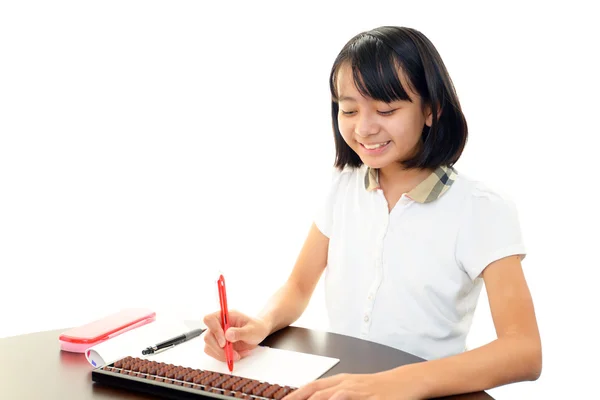 Criança Estudando — Fotografia de Stock