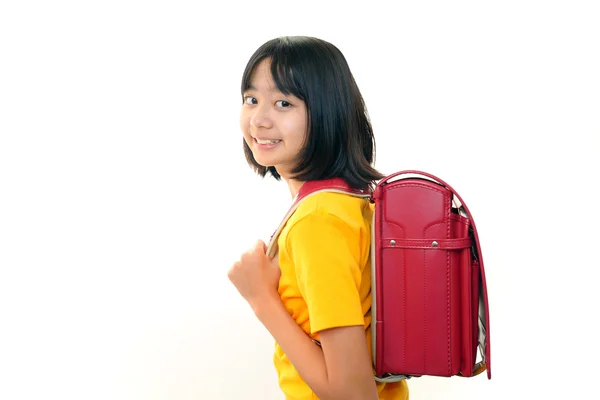 Portret van een Aziatische schoolmeisje — Stockfoto
