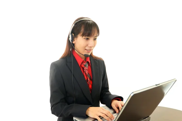 Customer services operator — Stock Photo, Image