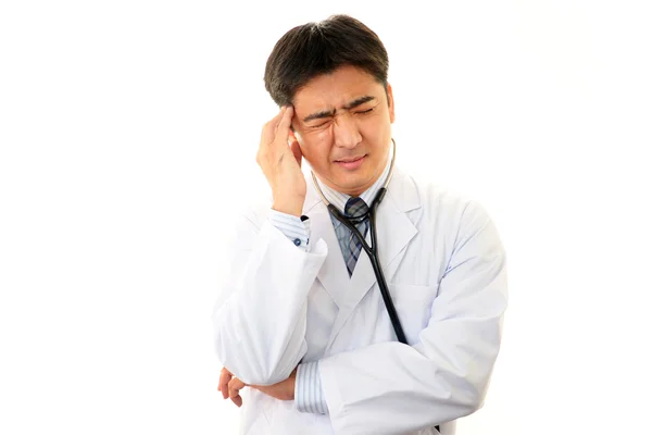 Tired medical doctor — Stock Photo, Image