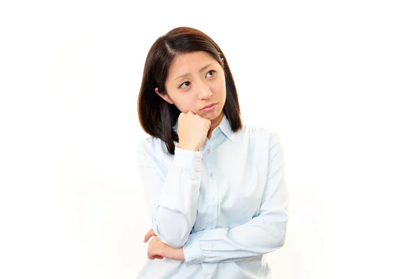 Depressed business woman. — Stock Photo, Image