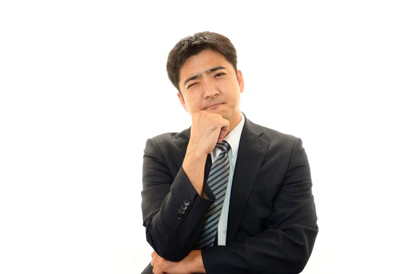 Deprimido asiático empresario . —  Fotos de Stock