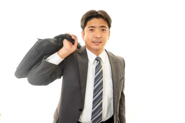 Lachende Aziatische zakenman — Stockfoto