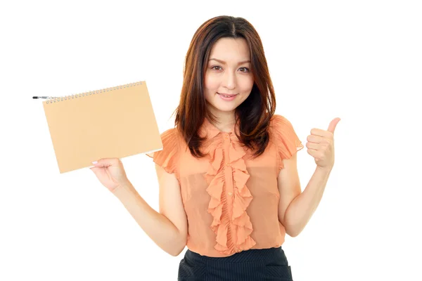 Mulher de negócios desfrutando de sucesso — Fotografia de Stock