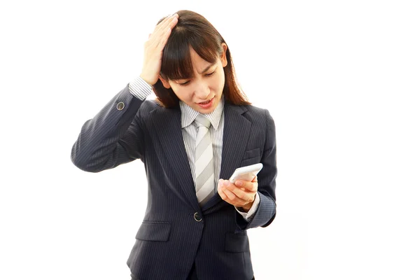 Depressieve vrouw. — Stockfoto