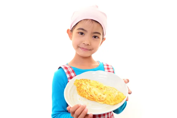 Menina cozinheiro — Fotografia de Stock