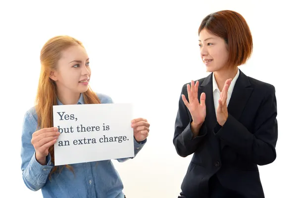 Professeur d'anglais avec étudiant — Photo