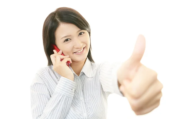 Smiling business woman — Stock Photo, Image