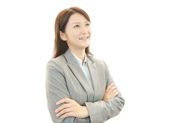 Retrato de una joven empresaria — Foto de Stock