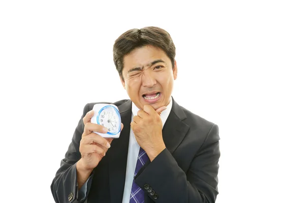 Stressed Asian businessman — Stock Photo, Image