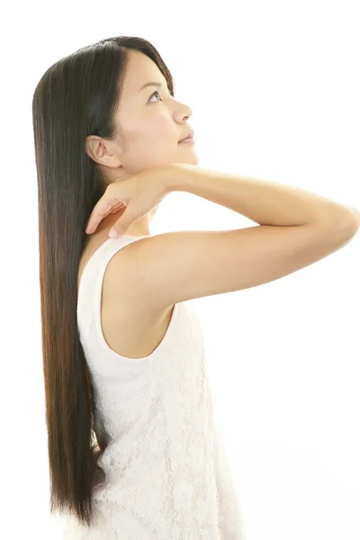 Young woman with beautiful hair — Stock Photo, Image