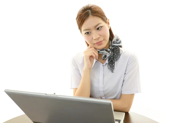 Mujer de negocios deprimida . — Foto de Stock